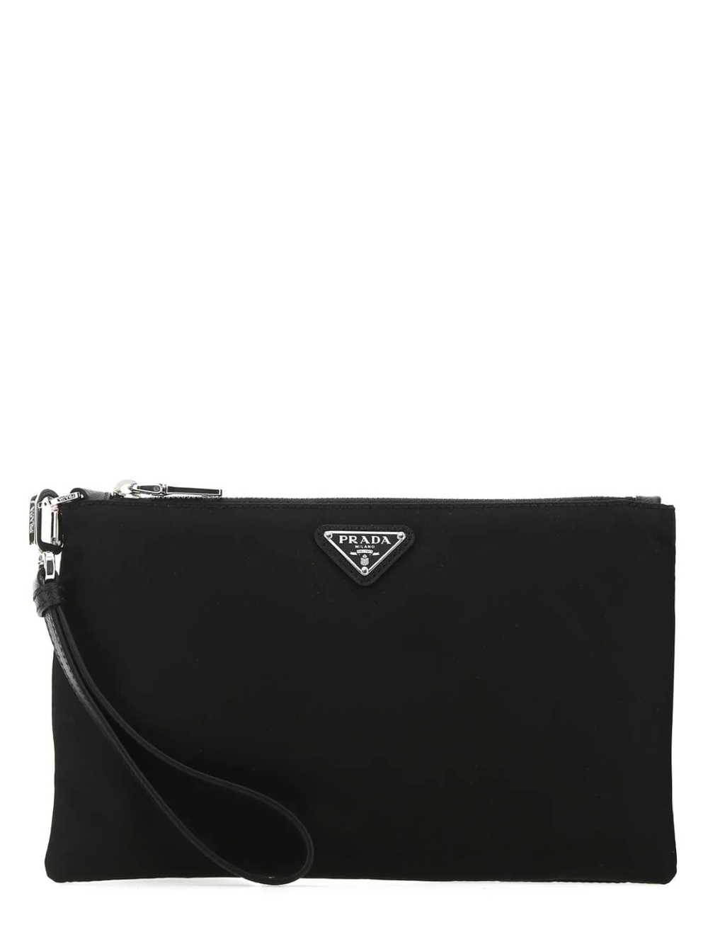Prada Tessuto Nylon Wristlet Clutch Pouch